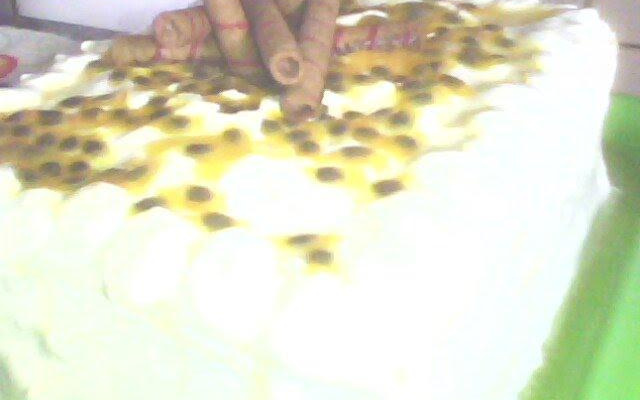 Bolo de maracujá recheado com mousse de maracujá