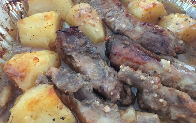 Costela de porco ao forno
