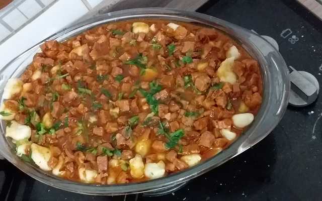 Nhoque de aipim (mandioca ou macaxeira)