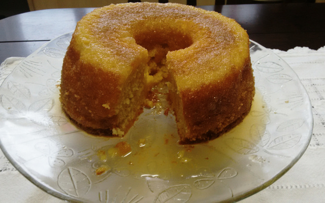 Bolo de laranja com iogurte