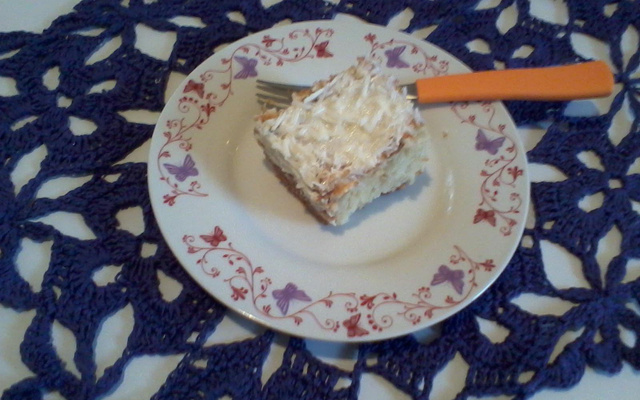 Bolo de coco molhadinho