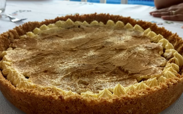 Torta de banana banoffee
