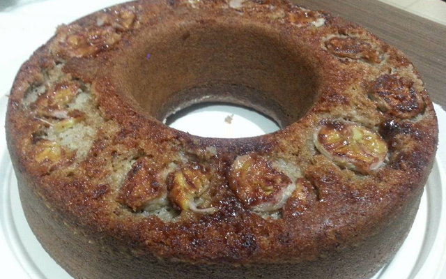 Bolo de banana integral (fitness)
