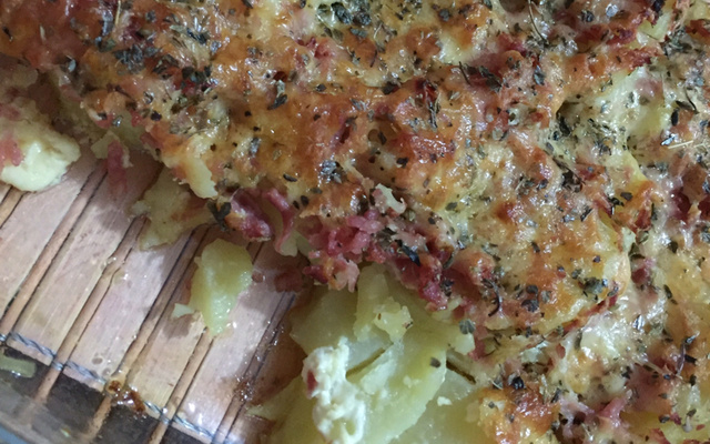 Batatas gratinadas
