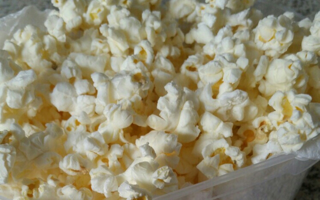 Pipoca fit sem óleo