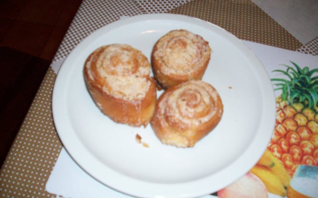 Rosca caracol de coco