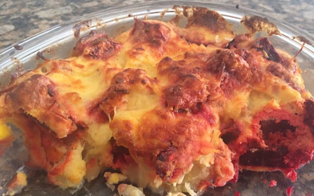 Souflé de legumes cremoso