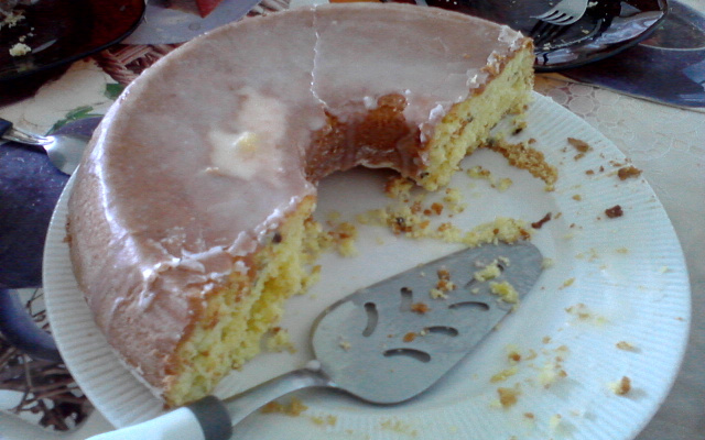 Bolo de maracujá