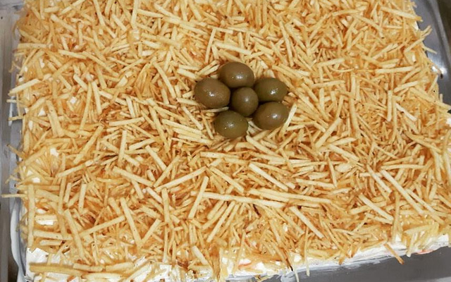 Torta fria de pão de fôrma