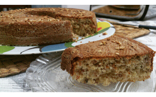 Bolo de castanha do pará