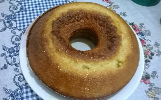Bolo de laranja de liquidificador