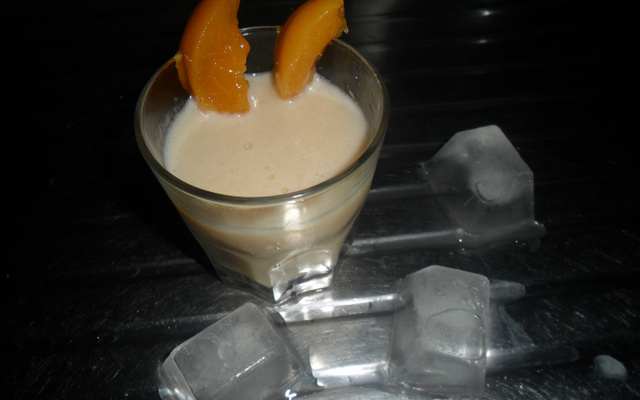 Batida de pêssego fácil