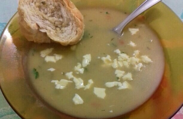 Sopa de mandioca