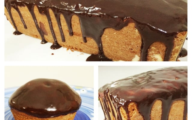 Bolo mármore para lanche