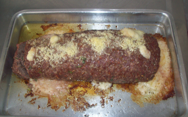 Rocambole de Carne Moida
