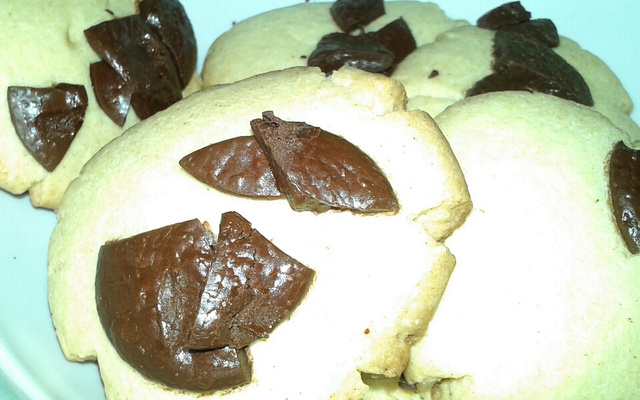 Biscoito amanteigado de goiabada