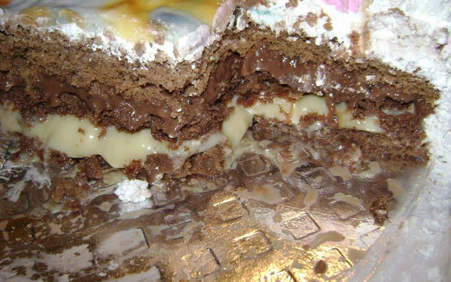 Bolo dois amores com papel de arroz