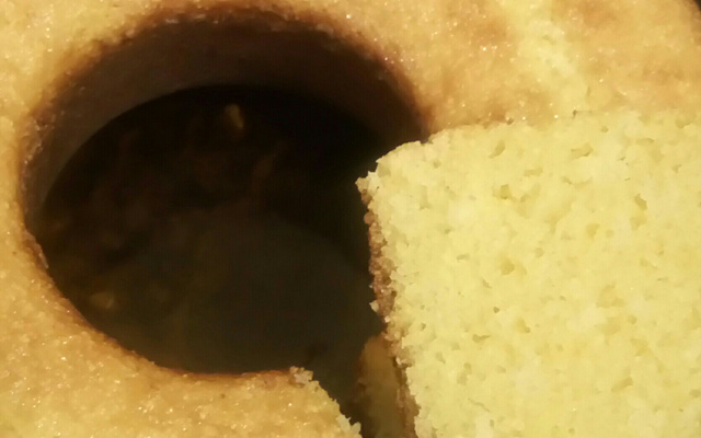 Bolo de Milho com Cobertura de Chocolate