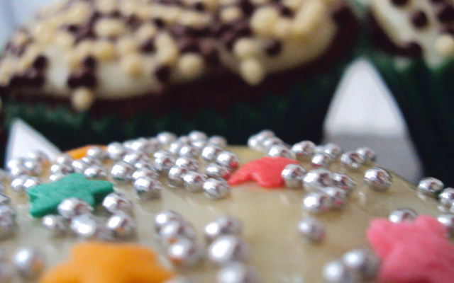 Cupcake de chocolate