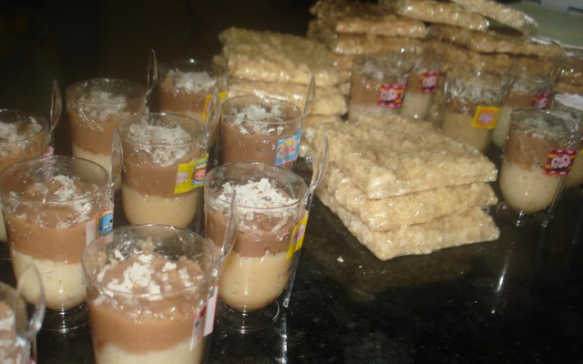 Sobremesa chique de morango