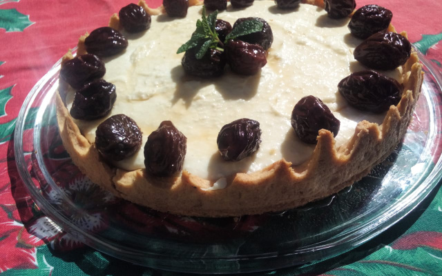 Torta de manjar diet