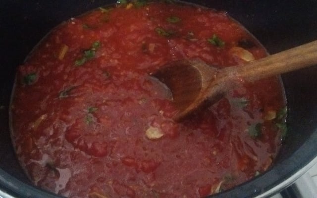 Molho de tomate (caseiro)