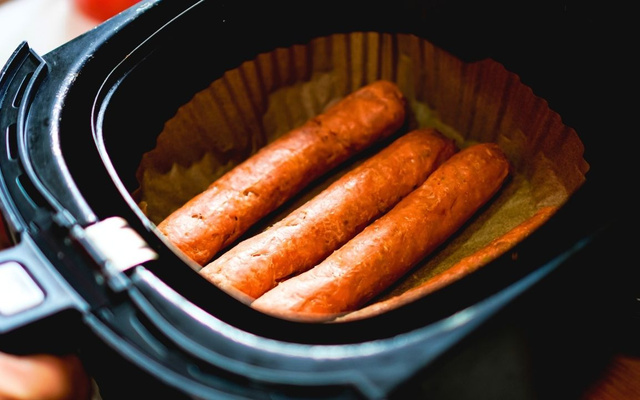 Linguiça na airfryer