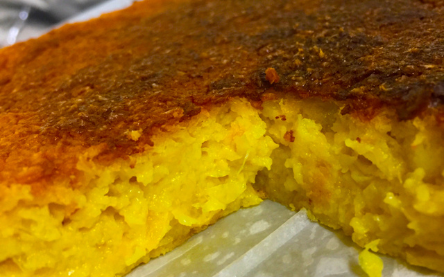 Bolo de milho cremoso da Gau