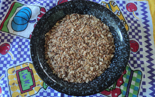 Farofa de soja texturizada