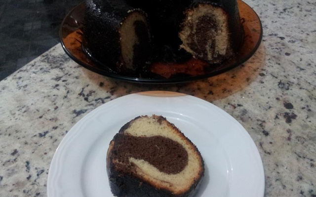 Bolo marmorizado