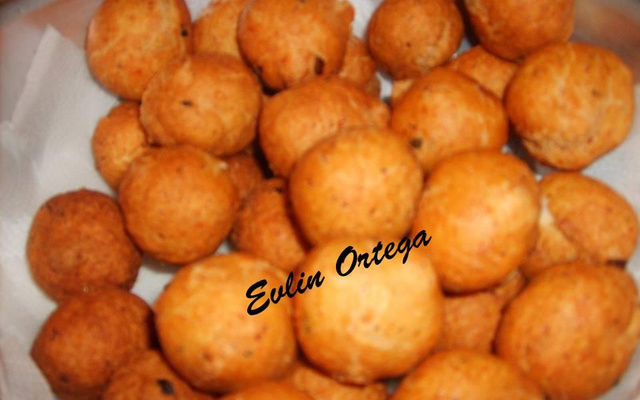 Bolinho de chuva salgado diferente