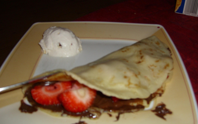 Panqueca doce ou crepe francês