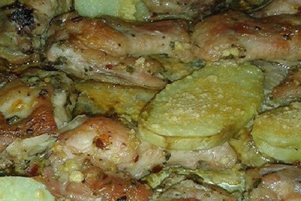 Frango assado fácil, fácil