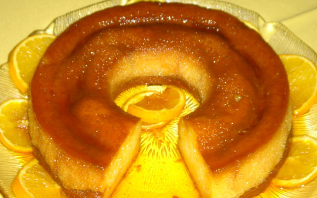 Pudim de laranja