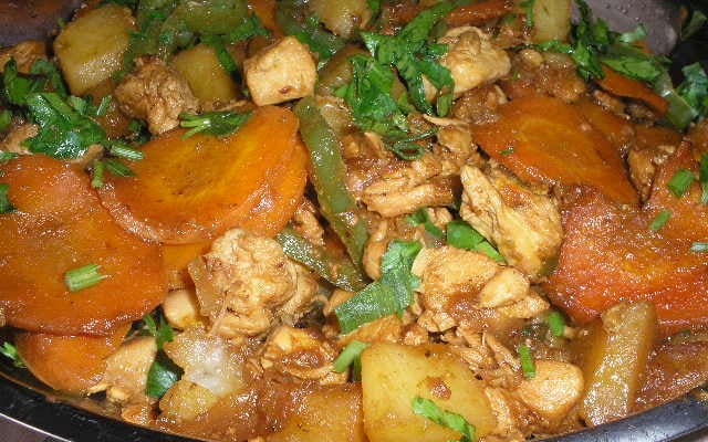 Peito de frango da cor do pecado