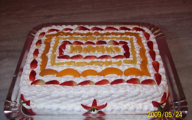 Bolo de salada de frutas