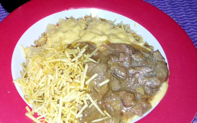 Moela ao molho de mostarda