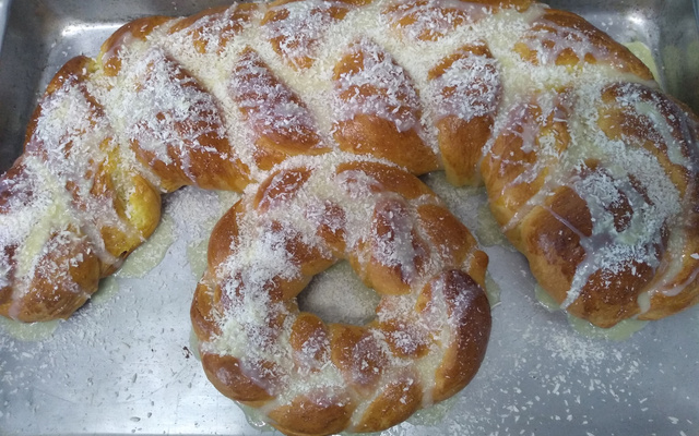 Rosca doce de coco