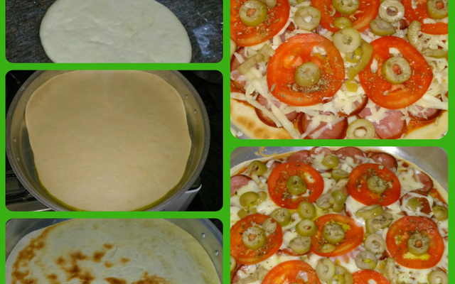 Pizza de panela de pressão