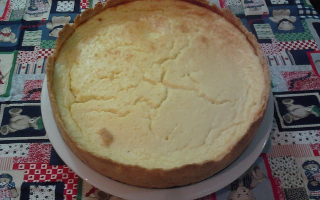 Quiche fácil de queijo e cebola