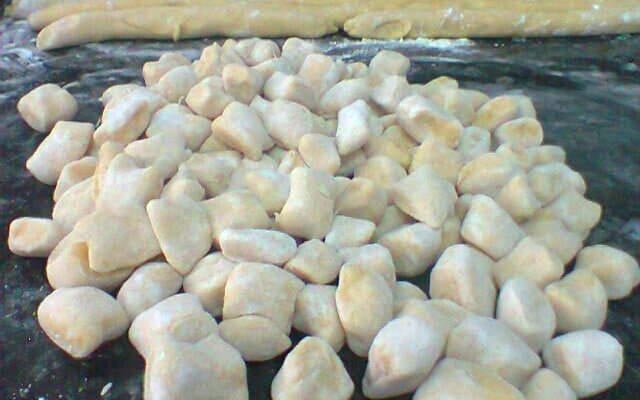 Nhoque de batata doce ao molho sugo