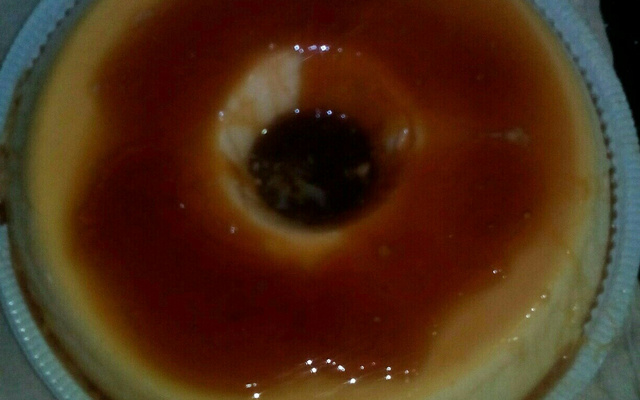 Pudim gelado de maria-mole