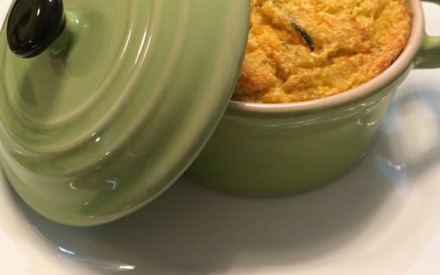 Souflé light sem trigo, sem queijo e sem manteiga