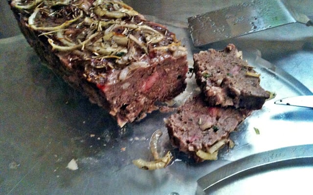 Rocambole de carne americano (meatloaf)
