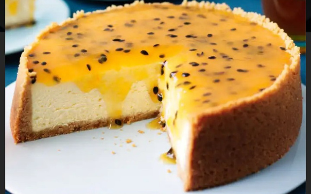 Cheesecake de mousse de maracujá