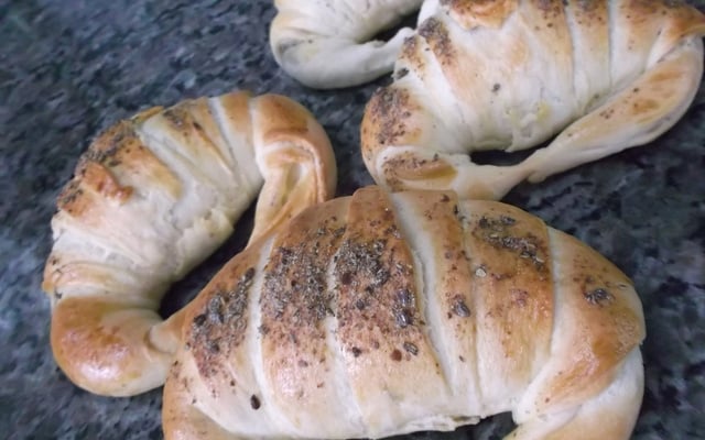 Croissant folheado