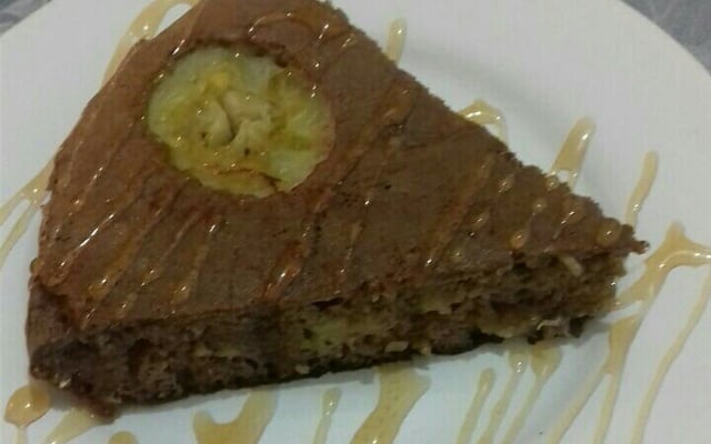 Bolo de banana de frigideira