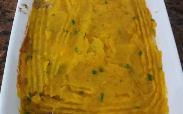 Escondidinho de abóbora fácil da Julia