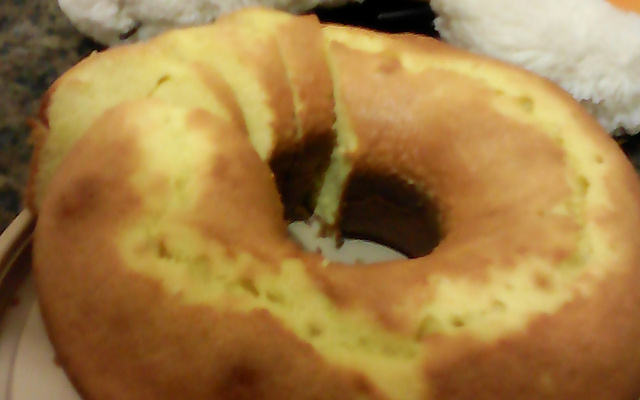 Bolo de laranja inteira