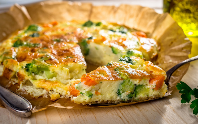 Tortinha de vegetais